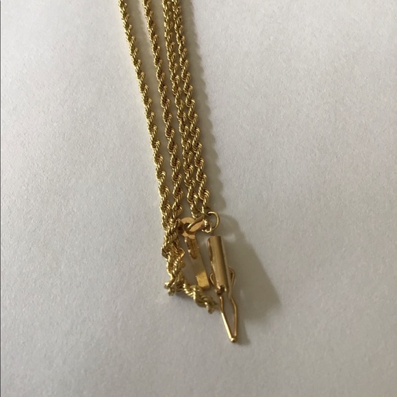 Solid 18K Gold 31” Rope Chain 7.84 Grams Nice - Picture 9 of 11